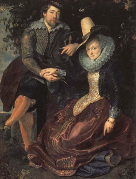Peter Paul Rubens Self-Portrait with his Wife,Isabella Brant oil painting image